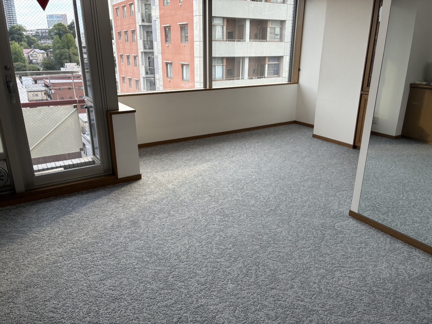 やわらかい床に張り替えた後の部屋